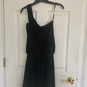 White House Black Market black one shoulder dress